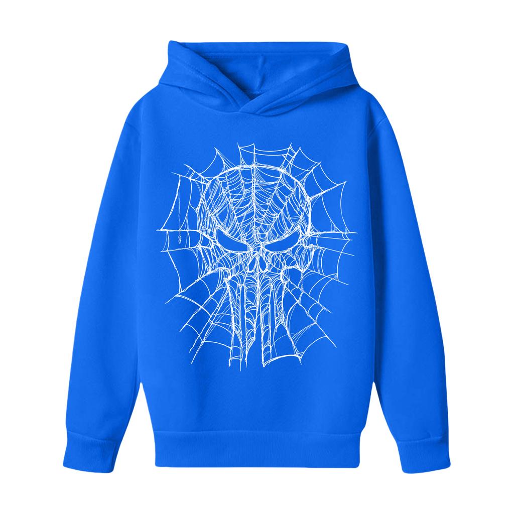 Kids Long Sleeve Loose Fit Letter Print Pullover Hoodie for Boys and Girls