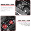 AQ1 2Pcs Non-slip Car Water Cup Pad Fur Drink Coaster Holder For Z1 A1 A2 A3 A4 A5 A6 A7 A8 Q1 Q2 Q3 Q4 Q5 Q6 Q7 Q8 TT RS3 RS7