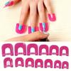 52Pcs Reusable Soft Plastic Nail Polish Protectors - Anti-Stain, Easy-To-Clean Nail Art Tools Suitable For Beginners And DIY Unscented Nail