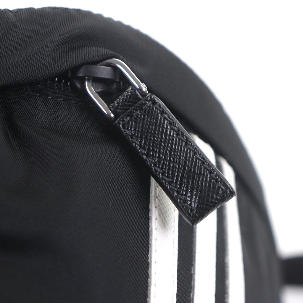 Excellent PRADA adidas Sling bag RE-NYLON triangle logo black Nylon mens 2VL034 Used