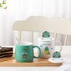 Creative Cartoon Dinosaur Mug with Lid Spoon Three Dimensional Cover Student Couple Office Home Ceramic Mug Souvenir