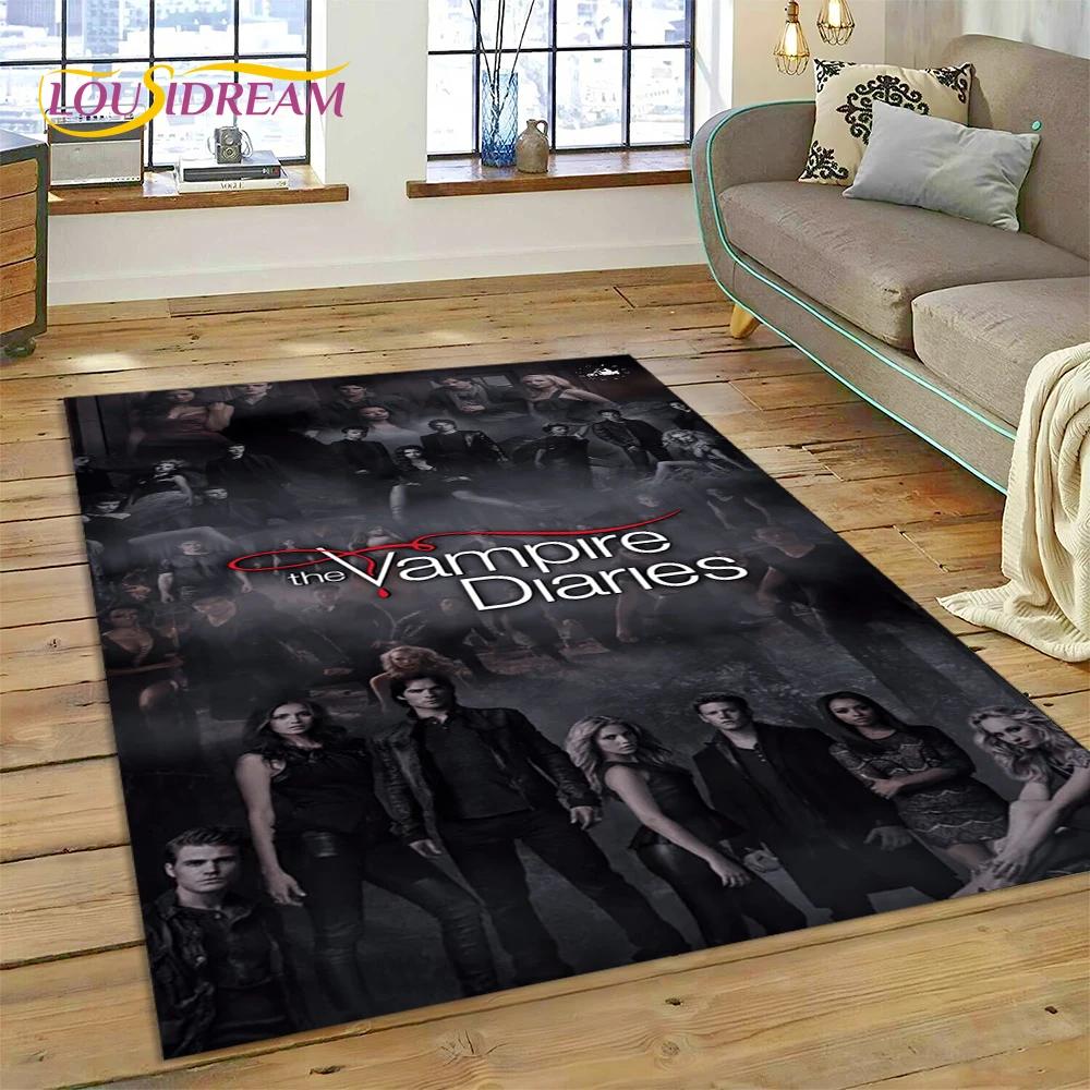 The Vampire Diaries Damon Salvatore Carpet Rug for Bedroom Living Room Home Sofa Decoration,Children Game Large Decor Floor Mat