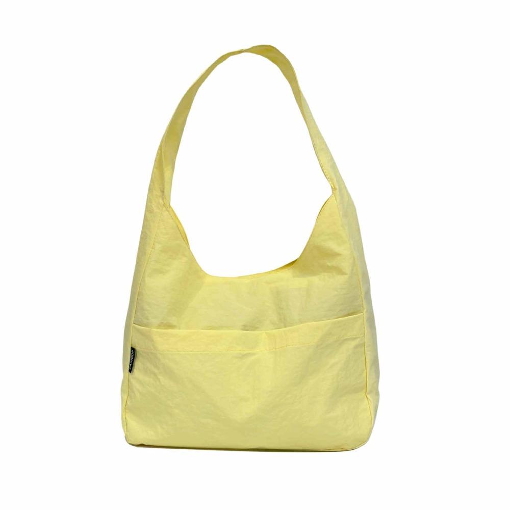 

Candy Color Sport Tote Bag Large Capacity Mobile Phone Pack Small Nylon Shoulder Bag Outdoor жёлтый