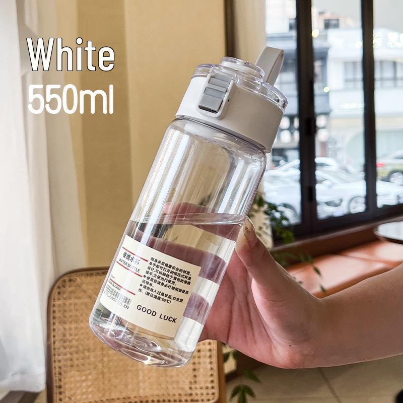 Large Capacity Straw Bottle: Summer Sports & School Bounce Cup for Outdoor Cycling