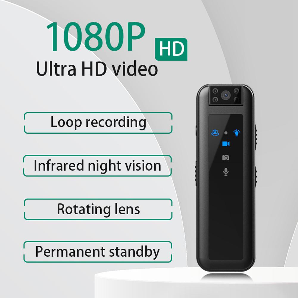 

Mini Invisible Motion Camera HD1080P Law Enforcement Recorder Infrared Night Vision Digital Video Recorder Back Clip