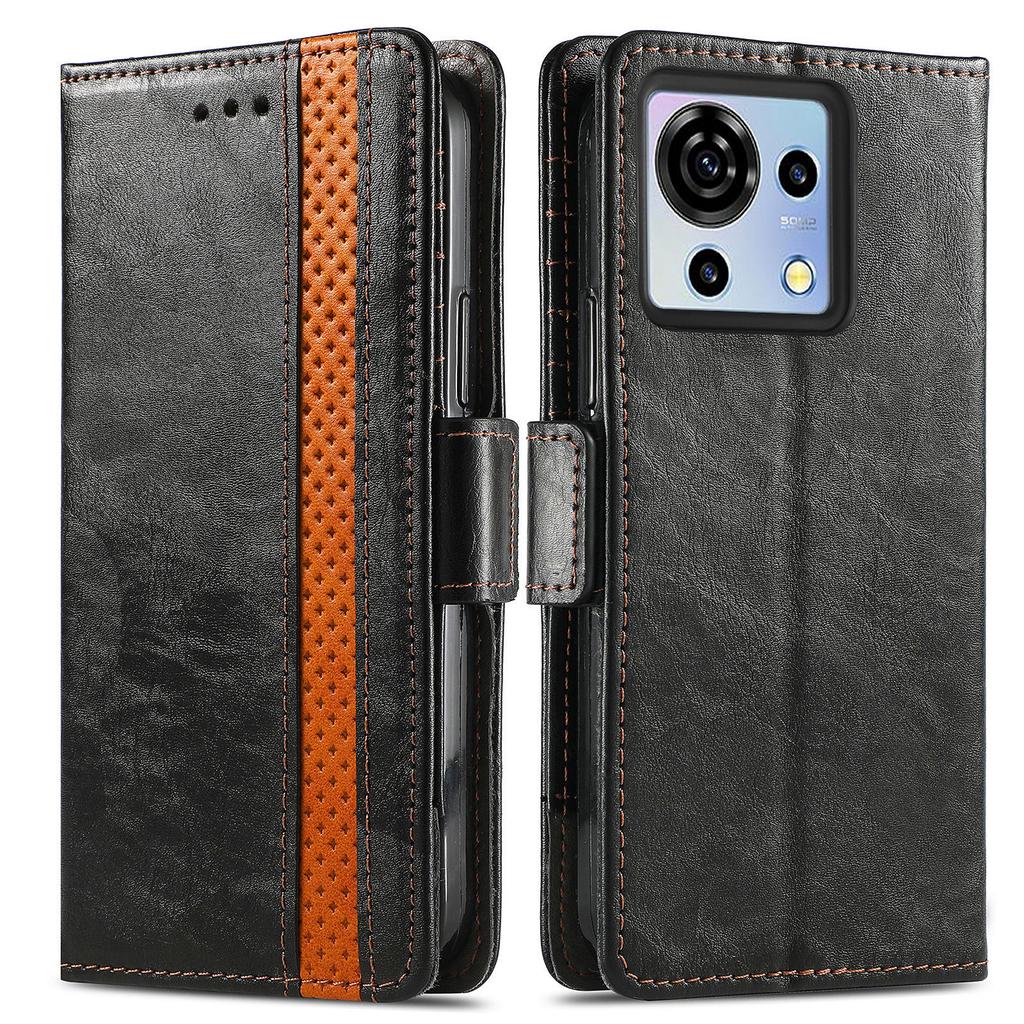 For ZTE Blade V50 Vita Phone Cases CASENEO PU Leather Cover Stand with RFID Blocking Wallet