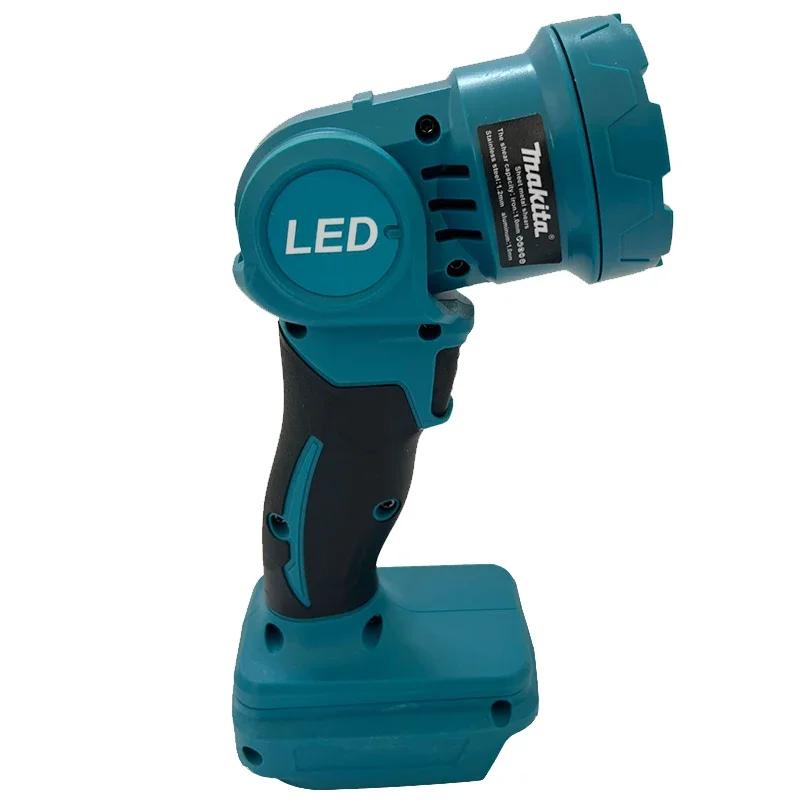Makita Cordless LED Work Light Rechargeable Flashlight Power Tools Indoor Outdoors Night Searchlight Tool For 18V  Battery