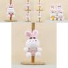 Plush Bunny Keychain With Overalls And Sunglasses For Kids And Collectors
