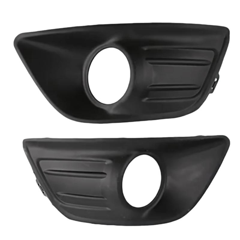 NEW-Fog Lamp Grille Front Fog Light Trim Cover Car Covering For Citroen C4 Fog Light Protect Frame