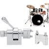 Throw‑Off Snare Drum Strainer Silver Metal with Filter Head Mounting Screws Percussion Instrument Accessories Zinc Alloy