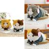 Cartoon Cat Plush Toy With Pp Cotton Filling Perfect For Home Decor And Gift Ideas