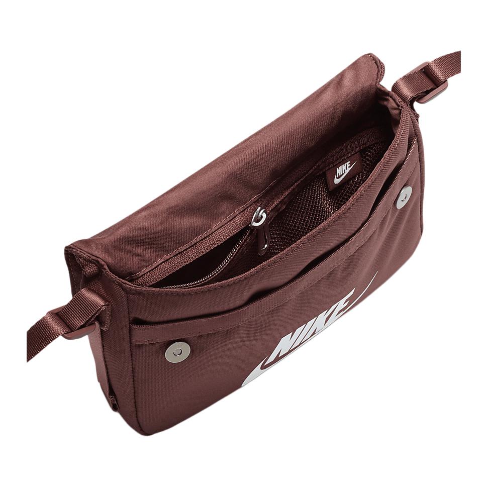 New Nike Fabric Shoulder Bag Crossbody Bag Regular Unisex Red Brown CW9300-218