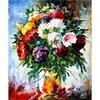 DIY 5D diamantmaleri Blomster Diamantbroderi Helrunde Rhinestones Korssting