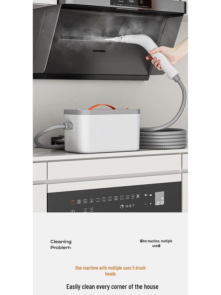 Multifunctional High-Temp Steam Cleaner: Ideal for Kitchen, Range Hoods, Air Conditioners & Home Appliances