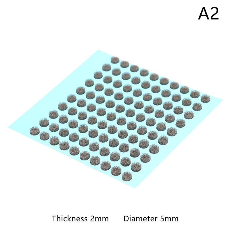 Thickness 1/2Mm Dia 5/6Mm Remote Control Button Repair Conductive Sponge Patch Game Console Handle Button Contact Failure Repair