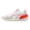 Puma Clyde Hardwood Versatile Comfortable Non-Slip Durable Low-Top Basketball Shoes Unisex Sneaker White Red 311900-02