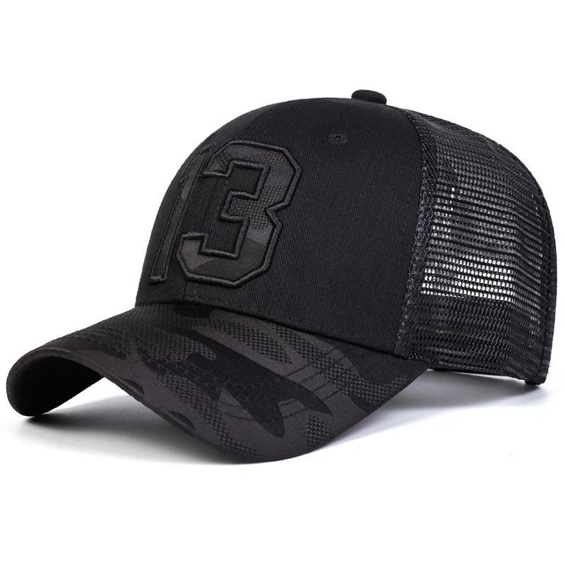 Unisex 13 Cloth Embroidery Embroidery Baseball Net Caps Spring Summer Outdoor Adjustable Casual Hats Sunscreen Hat Sports Cap