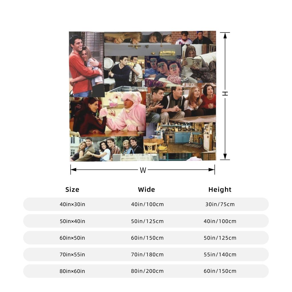 Friends TV Show American Blanket Cartoon Central Perk Flannel Throw Blankets Bedding Couch Personalised Soft Warm Bedspreads
