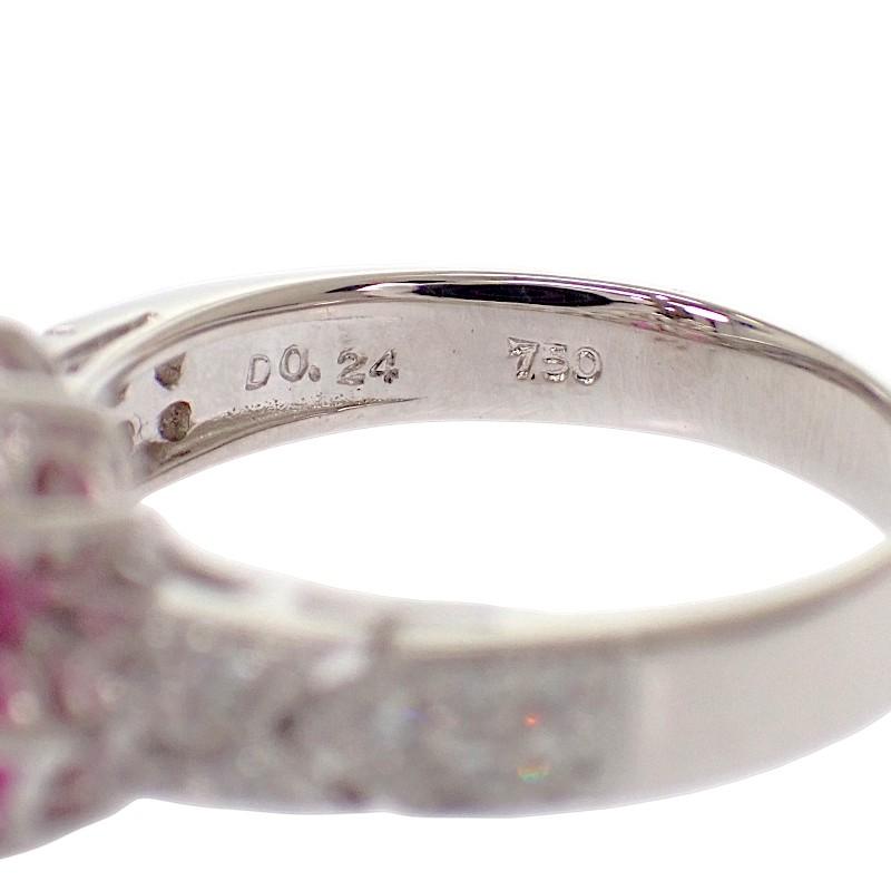 no brand  #10(JP Size) ring K18 white gold Women