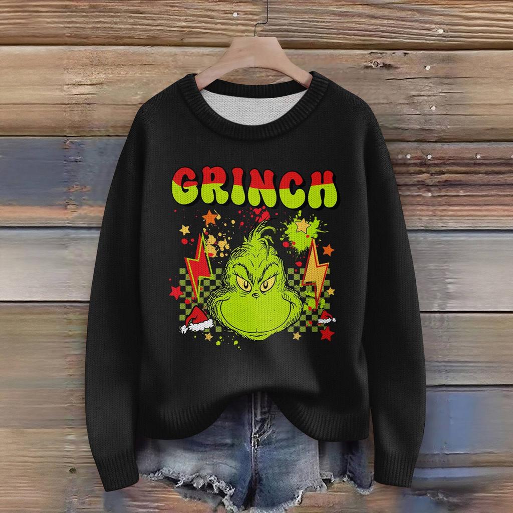 Women's Fashion Casual Long Sleeve Neck Sweater Pullover Top