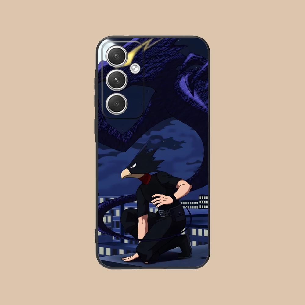 MHA Tokoyami Mobile Phone Case for Samsung Galaxy S26 S25 S24 S23 S22 S21 S20 Note20 Plus FE Ultra Colorful Cover Luxury Pretty