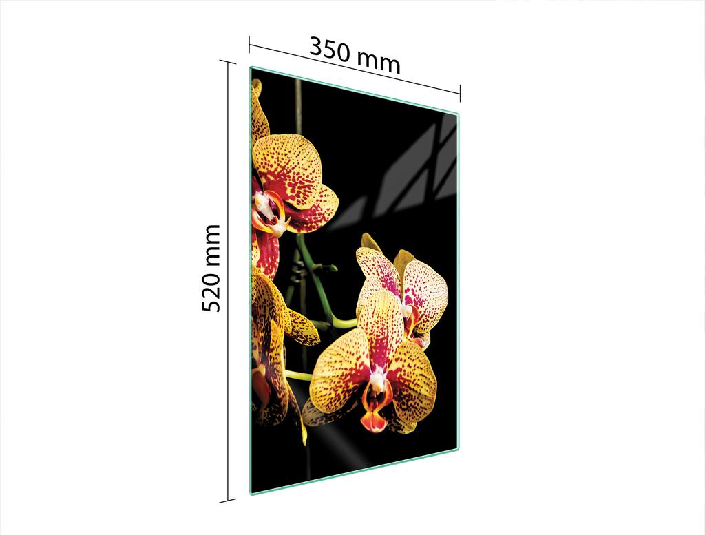 SZKLANA DESKA DO KROJENIA 35x52 ORCHIDEA