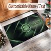 Personalized Crystal Velvet Carpet Celtic FC Pattern Non Slip Floor Rug