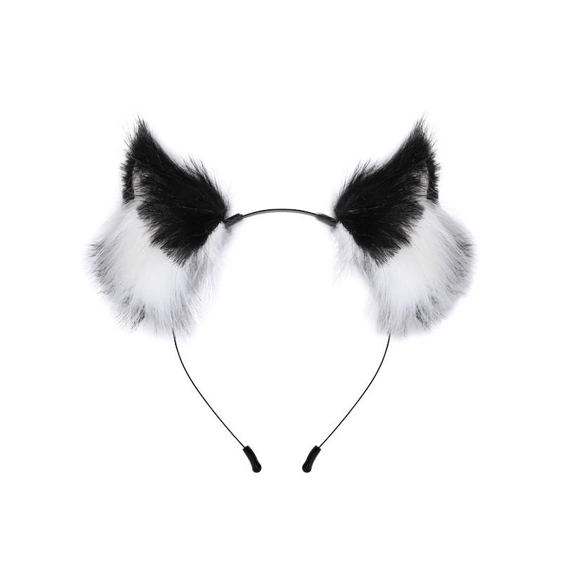 Handgemachtes Plüschtier-Ohren-Haarband für Damen, Herren, Cosplay, Katze, Fuchs, Haarschmuck in mehreren Farben