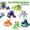 Spielzeug Modell 3D-Druck Froschfiguren Mit magnetischen Beweglichen Gelenken Stress Cartoon-Tier Kühlschrankmagnete Heimdeko 12cm