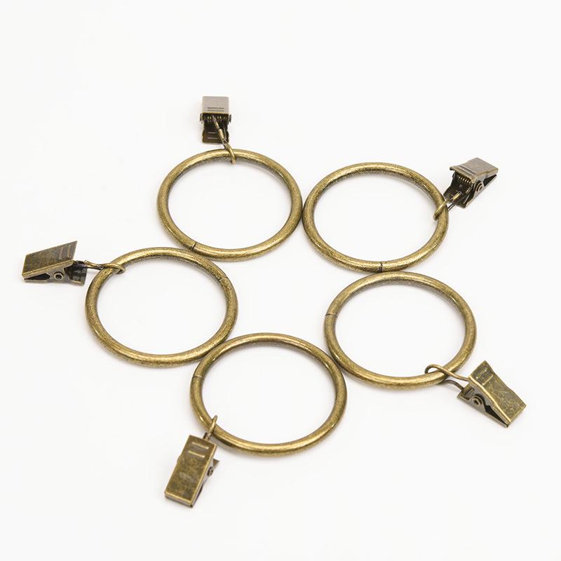Metallvorhangclips & -ringe mit Haken