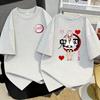 Plus Size Demon Slayer Anime Printed Unisex and Women Tshirt Casual Summer Parent Child Top Fashion Street Wear Harajuku Style Y2K