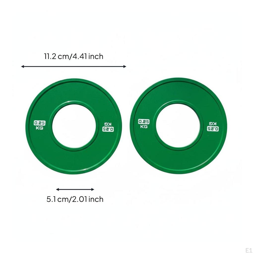2 Pieces Fractional Barbell Disc Commercial Grade Weight Plates Build Micro Loading