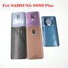 Back Glass For Samsung Galaxy S9 G960/S9+ Plus G965F Battery Cover Rear Door Housing Panel Repair With Camera Lens Frame +Logo