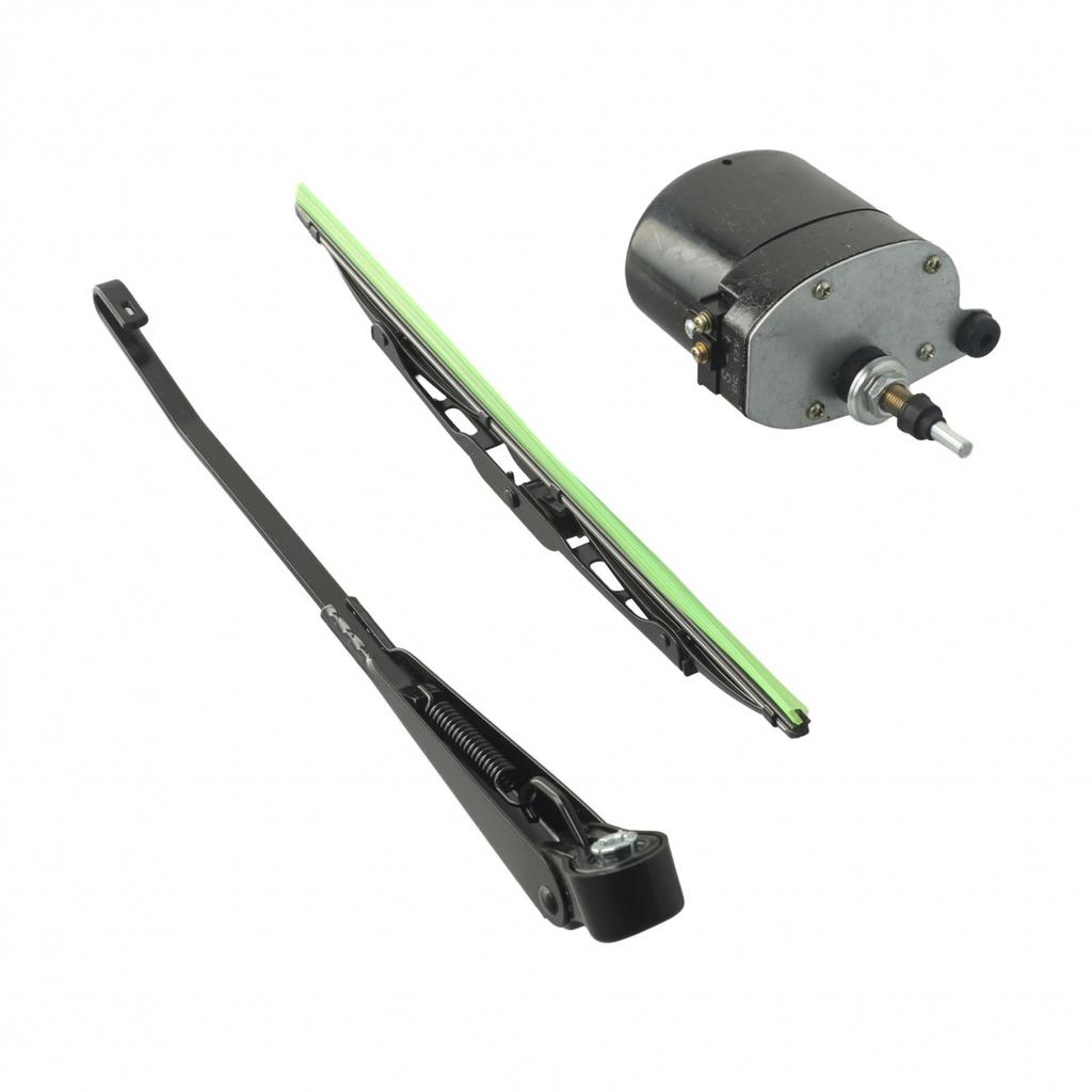 Fishing Boat Caravan Windscreen Wiper Motor Kit with 12V Motor and Blades