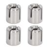 10Pcs Cross Cable Clamps 316 Stainless Steel M10 Cross Wire Rope Clamps for Cable Railing Kits Below 2mm