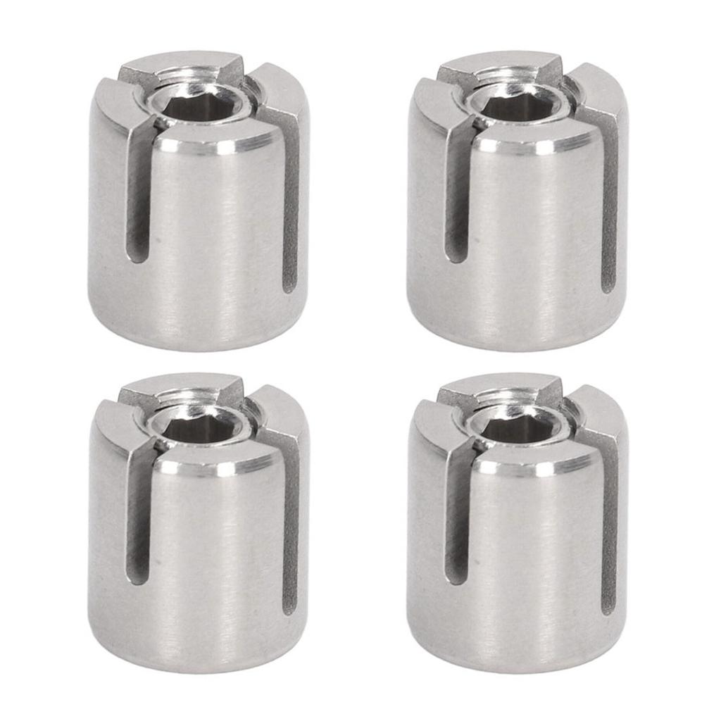 10Pcs Cross Cable Clamps 316 Stainless Steel M10 Cross Wire Rope Clamps for Cable Railing Kits Below 2mm