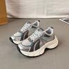 Thick-soled heightening versatile dad shoes for women's 2025 spring new popular soft-soled casual sports shoes 9938