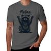 Funny Raccoon Relax Were All Crazy TShirt Work Utility Short Sleeve Shirt