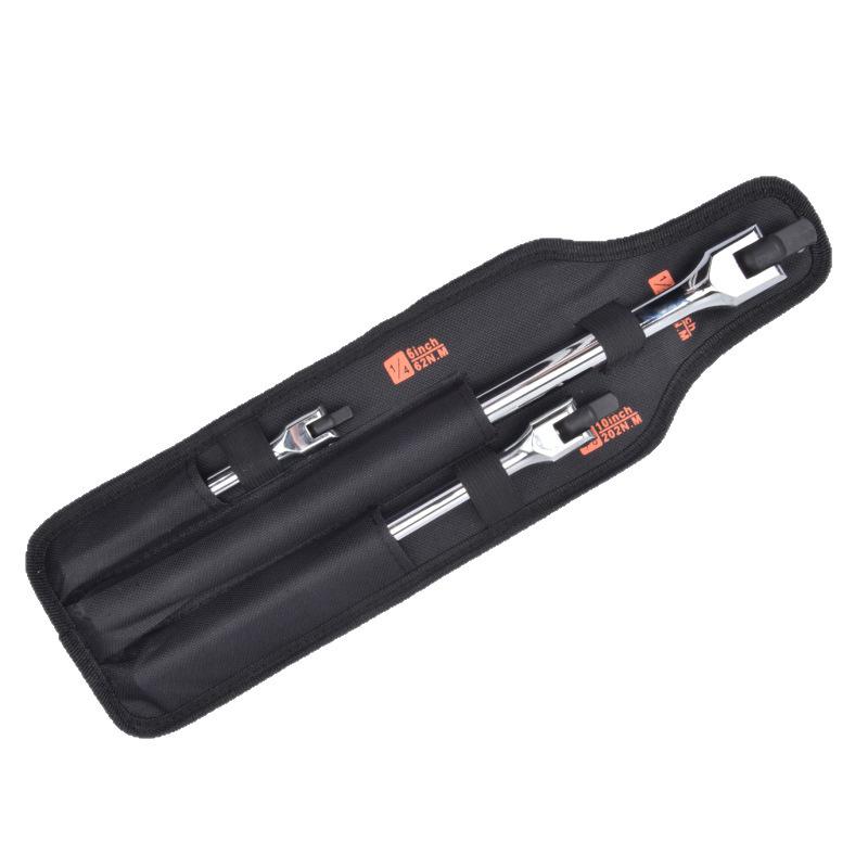 F-Handle Steering Fly Extension: Adjustable Head & Universal Bend Bar Socket Wrench