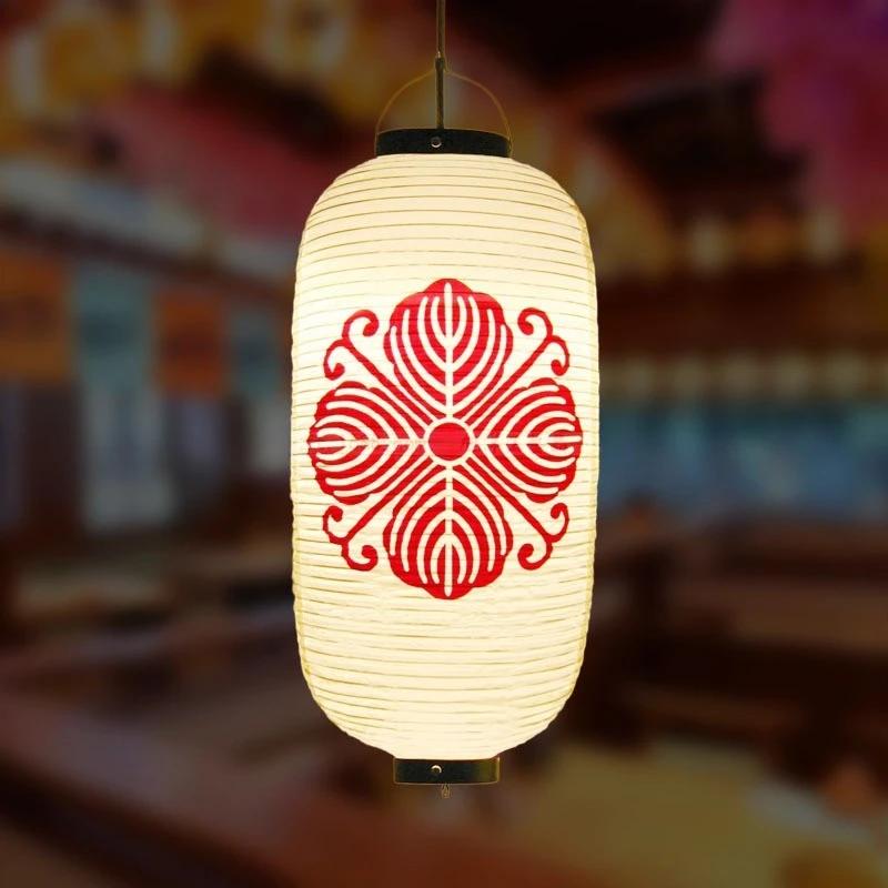 Japanese Style 25x50cm PVC Waterproof Lantern Sushi Ramen Izakaya Korean Cuisine Restaurant Pub Decor Hanging Lantern Outdoor