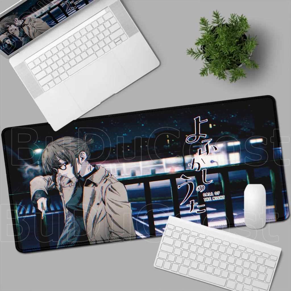 New Wallpaper Anime Call of The Night Mouse Pad Nanakusa Nazuna MousePads XXL Manga Keyboard Pad PC Gaming Accessories Desk Mats
