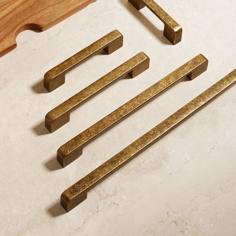 1pair Cupboard Door Knob Zincs Alloy Cabinet Drawer Handle Cupboard Pulls Vintage Furniture Decoration Easy to Install