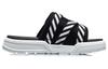 Li Ning Rubber Sole Slide Slippers Women's Black White AGAR014-1