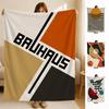 Design BBauhaus Design Coperta Morbida in Flanella per Letto Camera da Letto Divano Picnic Coperta Amica della Pelle Traspirante Coperta Regalo