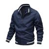Casual Jacket Men's Spring and Autumn Fashion New Print Sports Solid Color Men's Coat