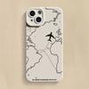 Coque de téléphone Desian inspirée du voyage en avion pour iPhone 15 14 11 12 13 16 Pro Max Mini 7 8 Plus X XR XS Max 16E SE