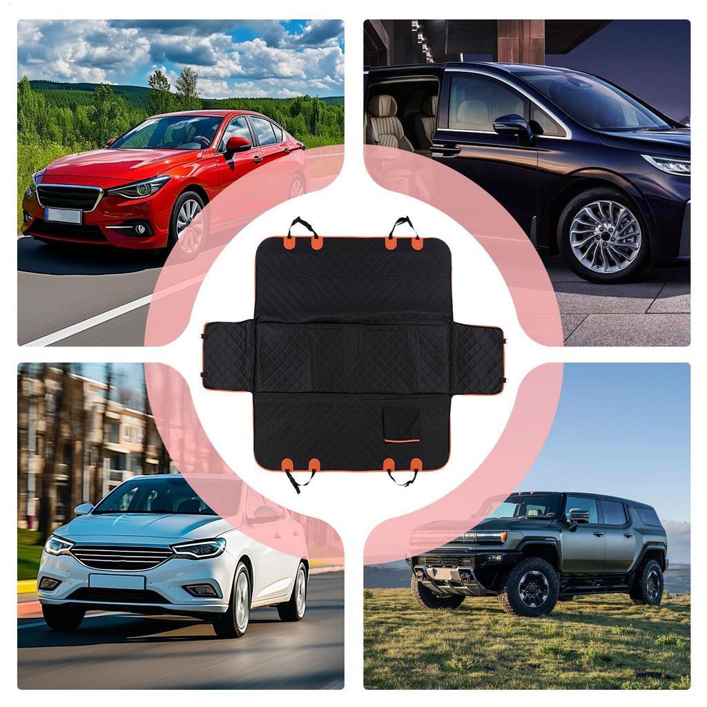 Pet Car Mat Anti-Slip Foldable Comfortable Auto Pet Blanket Dog Seat Cover Car Protector For Vehicle SUV Truck Travel