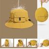 Solid Color Plain Color Women Fisherman Hat Summer Fast Drying Quick Dry Wide Brim Bucket Fisherman Hat Outdoor Female Climbing Hiking Sunscreen Cap