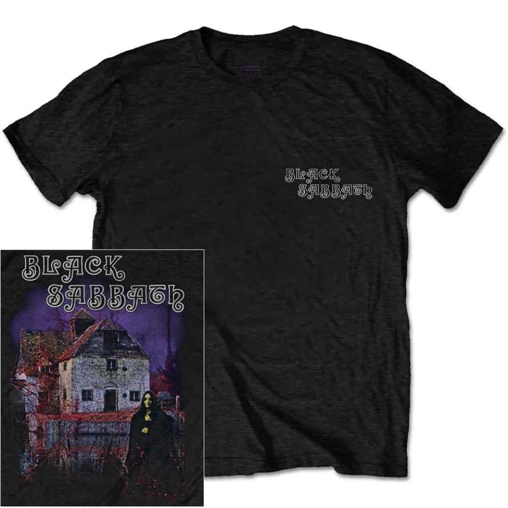 Black Sabbath Debut Album Pocket Logo Shirt Tshirt Band Unisex T-Shirt XXXXL