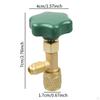 Air Conditioner Cooling Relief Valve Bottle Tap Easy Install Hand Tool Multipurpose Adapter